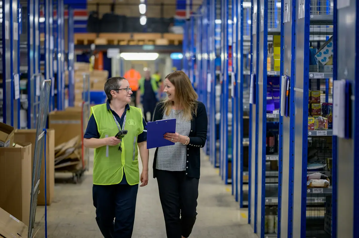 Coorey and Co team reviewing excess stock in a warehouse